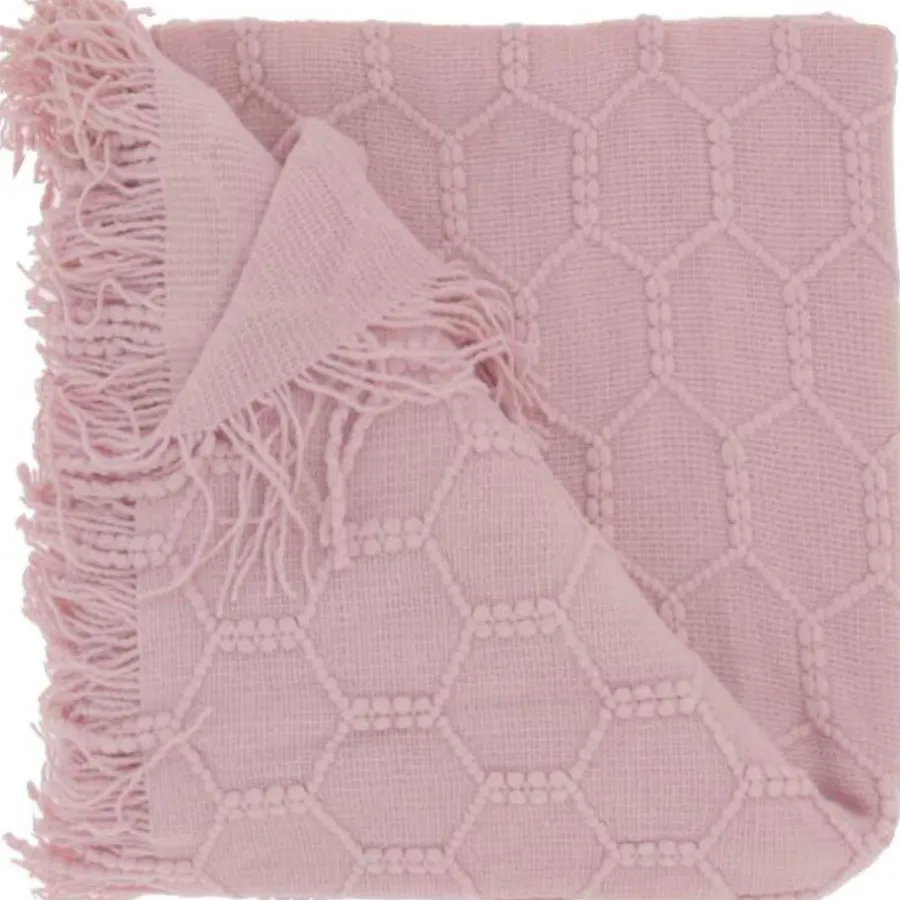 Unique Living - Plaid Fee - 127x152cm - Old Pink