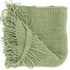 Unique Living - Plaid Kos Tea Green - 127x152cm