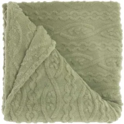 Unique Living - Plaid Pleun Tea Green -150x200cm