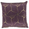 Sierkussens-Unique Living - Sierkussen Celina 45x45cm - Dark Purple