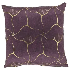 Sierkussens-Unique Living - Sierkussen Celina 45x45cm - Dark Purple