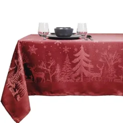 Unique Living - Tafelkleed Rody - 150x250cm - Red