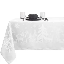 Tafellopers-Unique Living - Tafelkleed Rody - 150x300cm - White