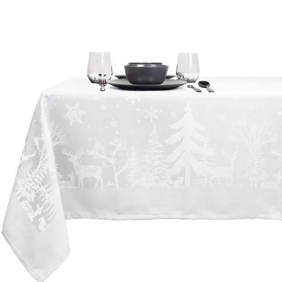 Unique Living - Tafelkleed Rody - 150x200cm - White