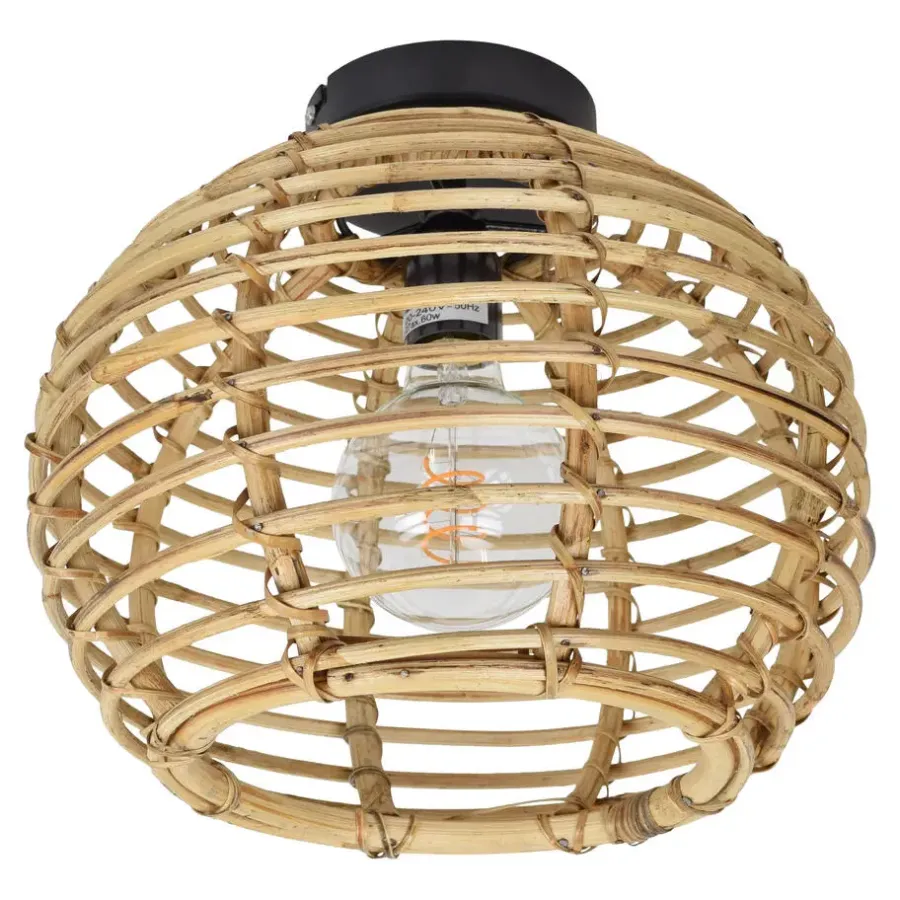 Plafondlampen-Urban Interiors - Plafondlamp - Bamboe large- Ø30