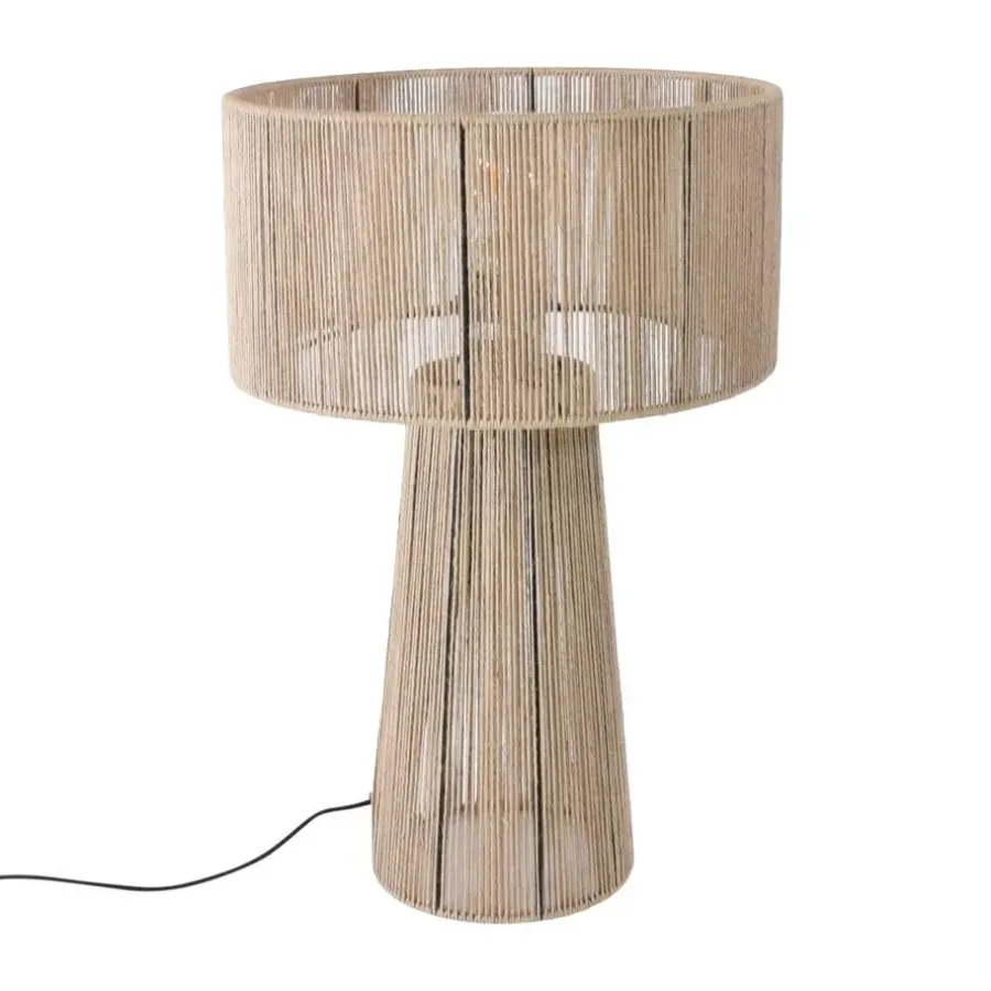 Tafellampen-Urban Interiors - Tafellamp Diro Jute 43x30 naturel
