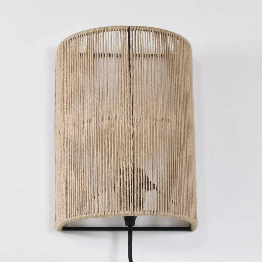 Urban Interiors - Wandlamp Diro Jute 26x18x11
