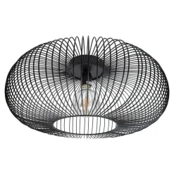 Urban Interiors Meya plafondlamp XL – Metaal – Zwart – Ø50