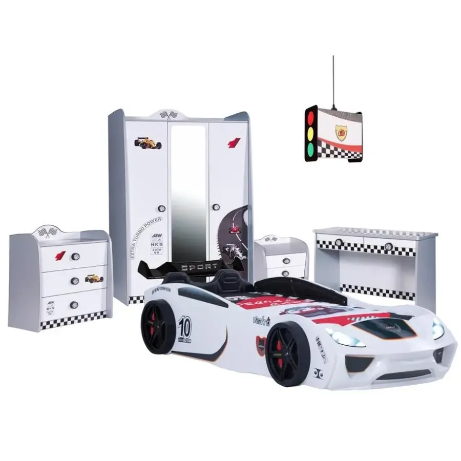 Leen Bakker V Power kledingkast auto Wit