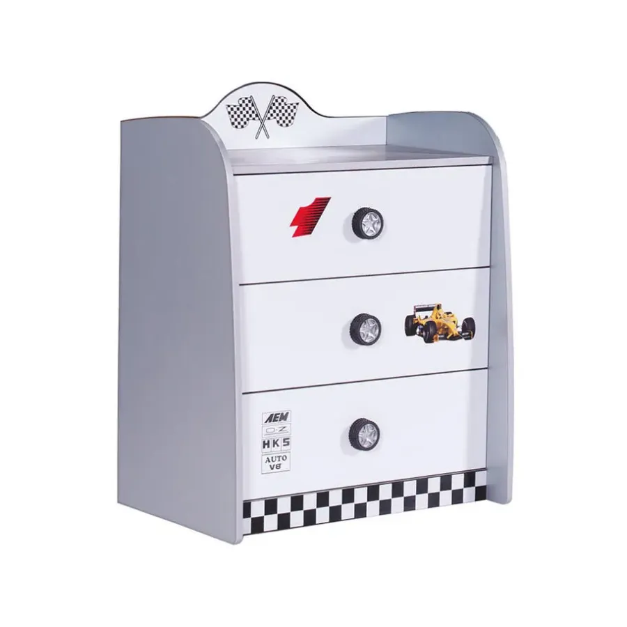 Ladekasten|Ladekasten-Leen Bakker V Power ladekast commode auto Wit