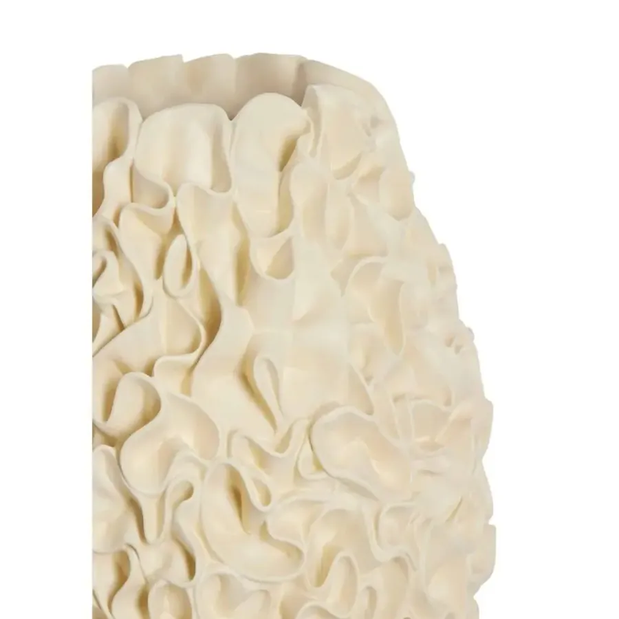 Light & Living Vaas Agello - Wit - Ø26cm