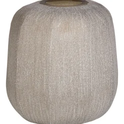 Leen Bakker Vaas Bolia - zandkleur - 24xØ23 cm