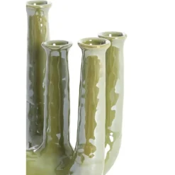 Vazen-Light & Living Vaas Leonjo - Groen - 22x16,5x30cm