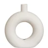 Leen Bakker Vaas Lotus - off-white - 33x30x10 cm
