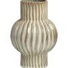 Vazen-Leen Bakker Vaas Oli - naturel - keramiek - 25xØ17,5 cm