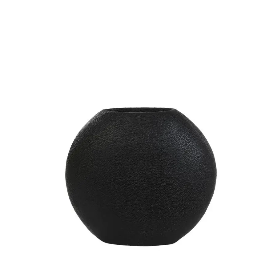 Vazen-Light & Living Vaas Rayskin - Zwart - 40x14x36cm