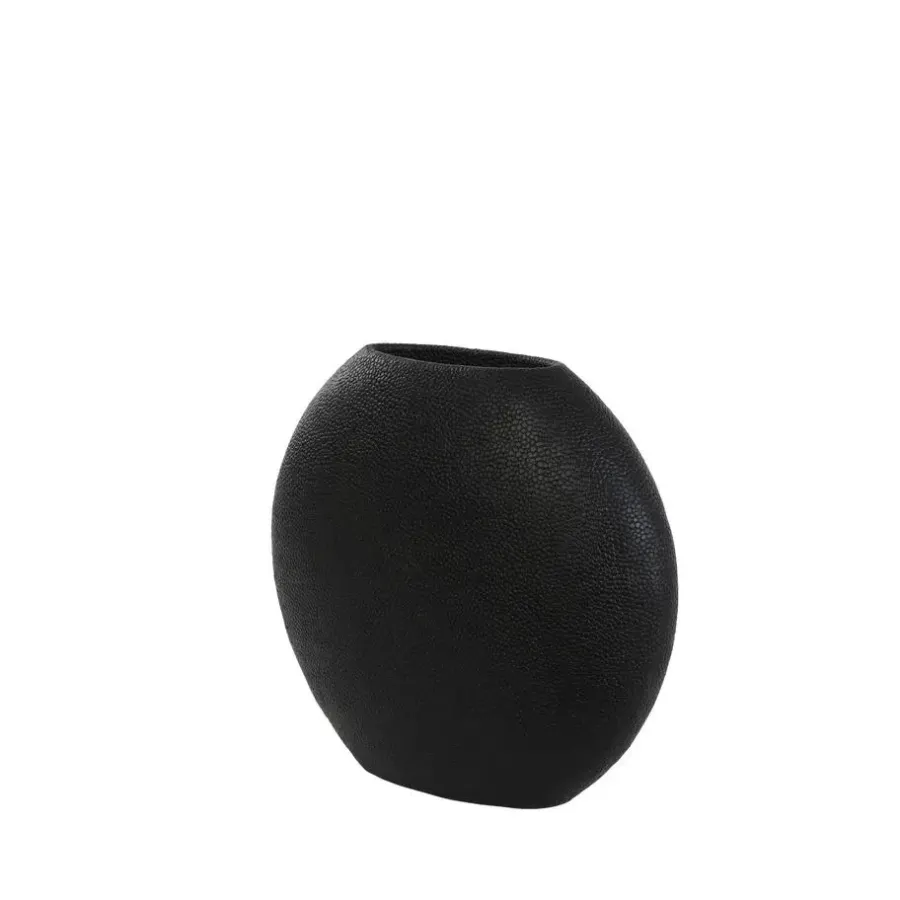 Vazen-Light & Living Vaas Rayskin - Zwart - 40x14x36cm