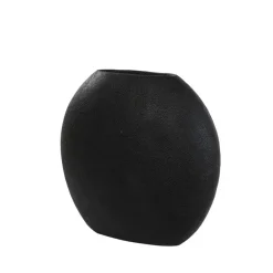 Light & Living Vaas Rayskin - Zwart - 49.5x20x45cm