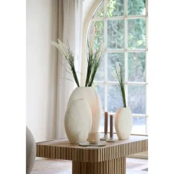 Vazen-Light & Living Vaas Renda - Wit - 29.5x10x30cm