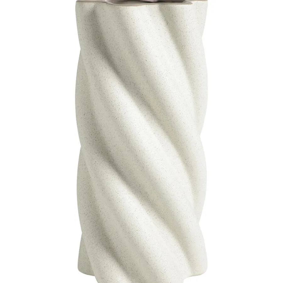 Vazen-Leen Bakker Vaas Twist - off-white - 29,8xØ14,2 cm