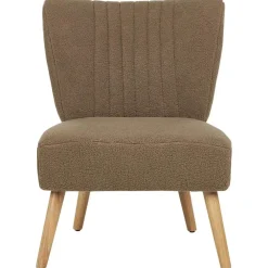 Beliani VAASA - Fauteuil - Bruin - Polyester