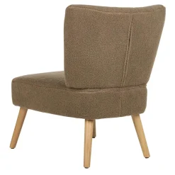 Beliani VAASA - Fauteuil - Bruin - Polyester