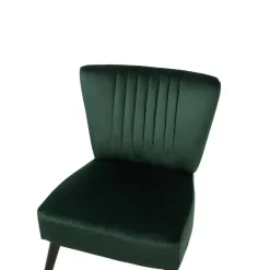 Fauteuils-Beliani VAASA - Fauteuil - Groen - Fluweel