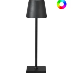 Leen Bakker VALIRA - Tafellamp - Zwart - Aluminium/IJzer