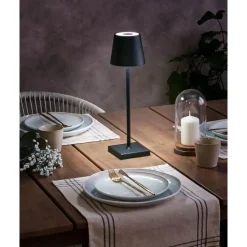 Leen Bakker VALIRA - Tafellamp - Zwart - Aluminium/IJzer