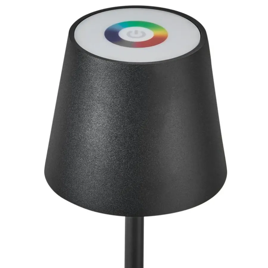 Leen Bakker VALIRA - Tafellamp - Zwart - Aluminium/IJzer