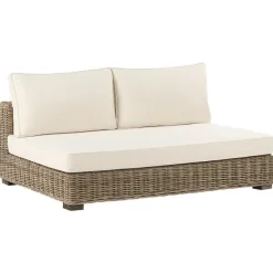 Leen Bakker VARALLO - Loungeset 4-zits - Gebroken wit - Linkszijdig - Rotan