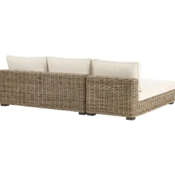 Loungesets-Leen Bakker VARALLO - Loungeset 4-zits - Gebroken wit - Rechtszijdig - Rotan