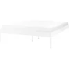 Beliani VAURS - Tweepersoonsbed - Wit - 140 x 200 cm - Staal