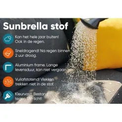 Loungesets-ZITT Outdoor VDG Boavista/Royalty Sunbrella loungeset - Sooty - 5-delig