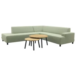 Van der Garde Tuinmeubelen - Premium VDG Malaga/Mindo - hoekbank loungeset chaise longue - green