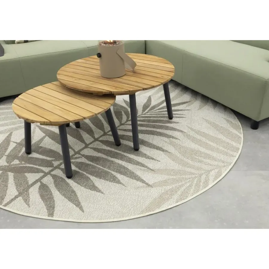 Van der Garde Tuinmeubelen - Premium VDG Malaga/Mindo - hoekbank loungeset chaise longue - green