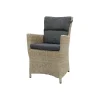 Tuinstoelen-Van der Garde Tuinmeubelen - Premium VDG Mante wicker tuinstoel - Dessert