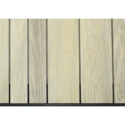 Van der Garde Tuinmeubelen - Premium VDG Nola tuintafel 90x90 cm. - Antraciet/Houtlook