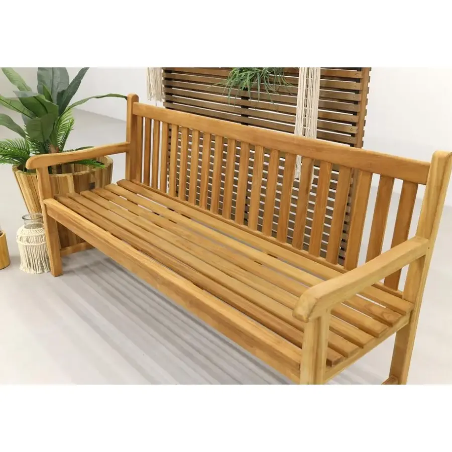 Tuinbanken-Livingfurn VDG Teak houten tuinbank Bison - 180 cm