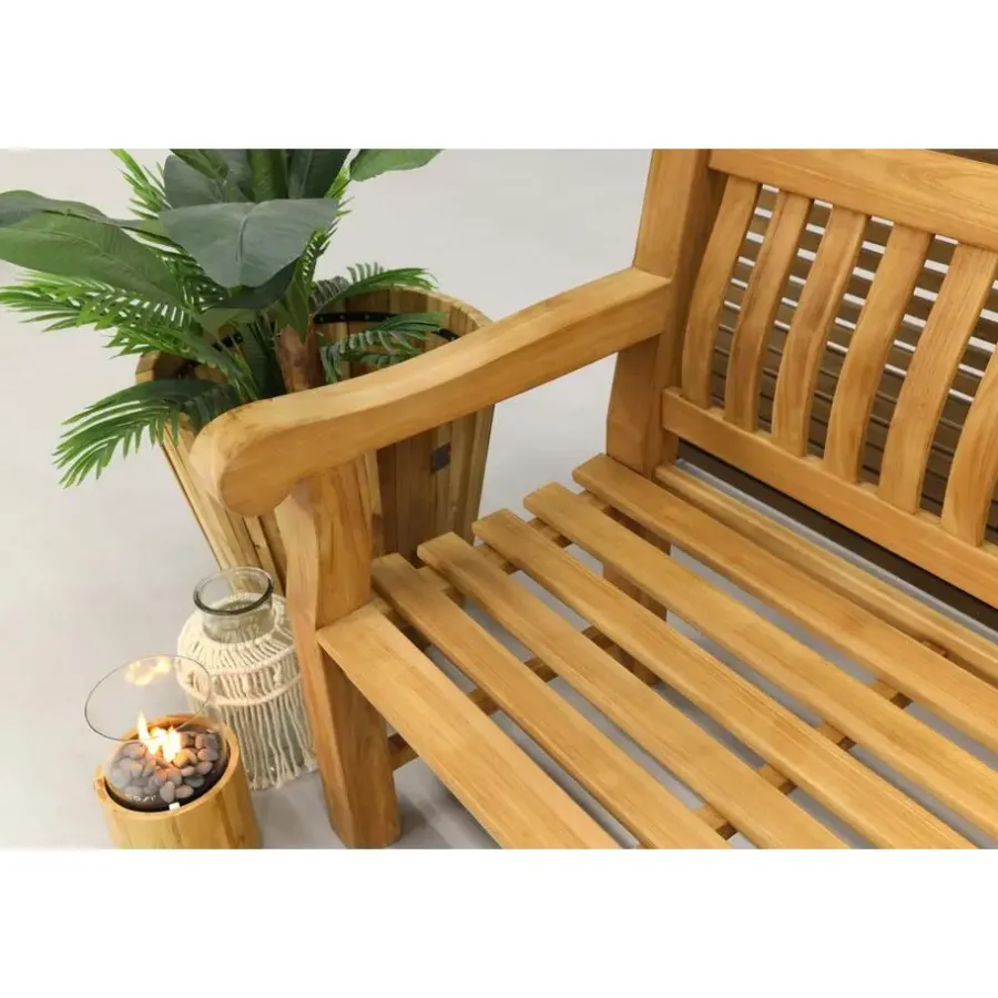 Tuinbanken-Livingfurn VDG Teakhouten tuinbank Patrick XL - 200 cm