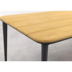 Tuintafels-Van der Garde Tuinmeubelen - Premium Vdgarde Premium Alaska tuintafel - teak/alu - antraciet - 270x100 cm