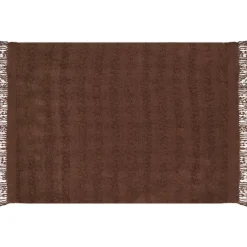 Leen Bakker VELLA - Deken - Bruin - 150 x 200 cm - Katoen