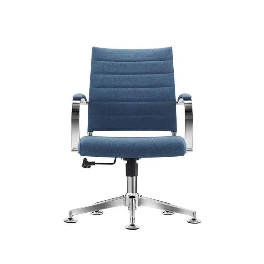 Bureaustoelen|Bureaustoelen-Sedero Vergaderstoel Cádiz Jeans-Blauw - Stof