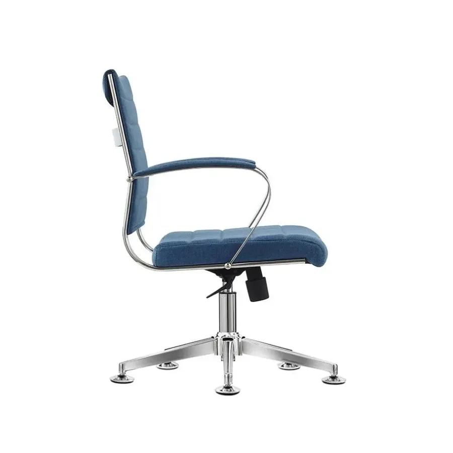 Bureaustoelen|Bureaustoelen-Sedero Vergaderstoel Cádiz Jeans-Blauw - Stof