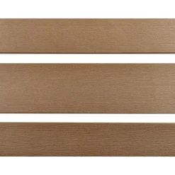 Beliani VERNIO - Tuintafel - Lichtbruin - 90 x 180 cm - Aluminium