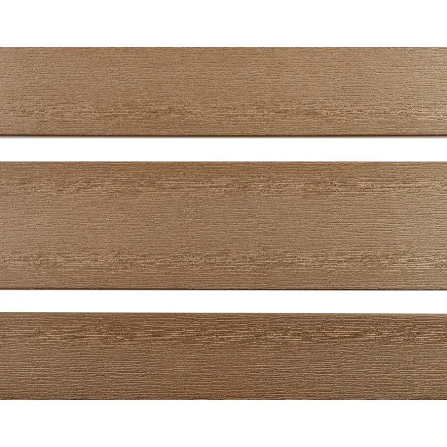 Beliani VERNIO - Tuintafel - Lichtbruin - 90 x 180 cm - Aluminium