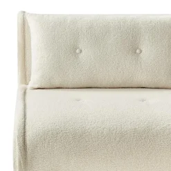 Beliani VESTFOLD - Slaapbank - Lichtbeige - Bouclé