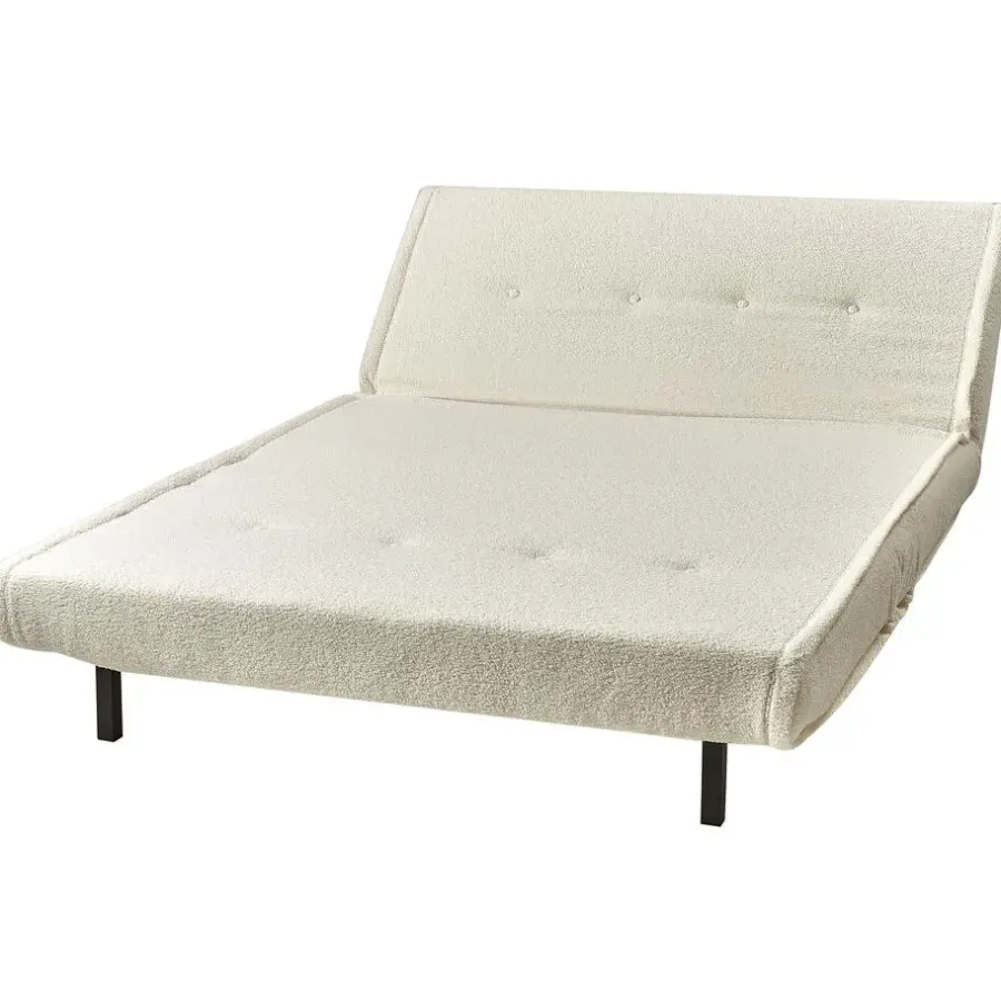 Beliani VESTFOLD - Slaapbank - Lichtbeige - Bouclé