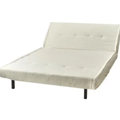 Beliani VESTFOLD - Slaapbank - Lichtbeige - Bouclé