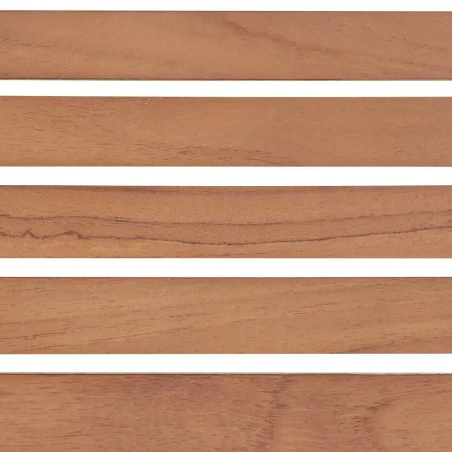 Beliani VIAREGGIO II - Tuintafel - Lichte houtkleur - 90 x 200 cm - Teakhout